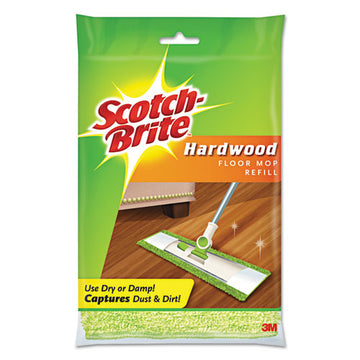 Scotch-Brite® Hardwood Floor Mop Refill, Microfiber freeshipping - TVN Wholesale